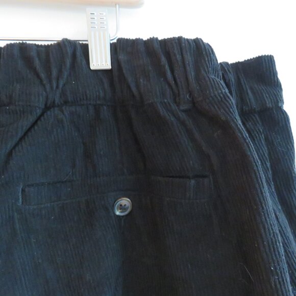 GILLIAN STEVENS Ollie Trouser Pants Black Corduroy Minimalist Size 3XL NWT - Picture 10 of 12